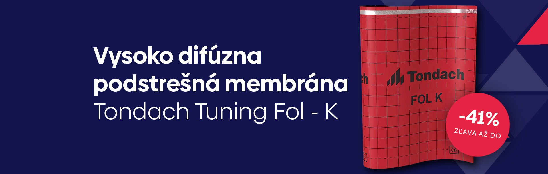 Vysoko difúyna podstrešná mambrána Tondach